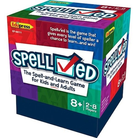 Teacher Created Resources Card Game, SpellChecked, Ages 8+, 2-8 Players, Multi TCREP66111